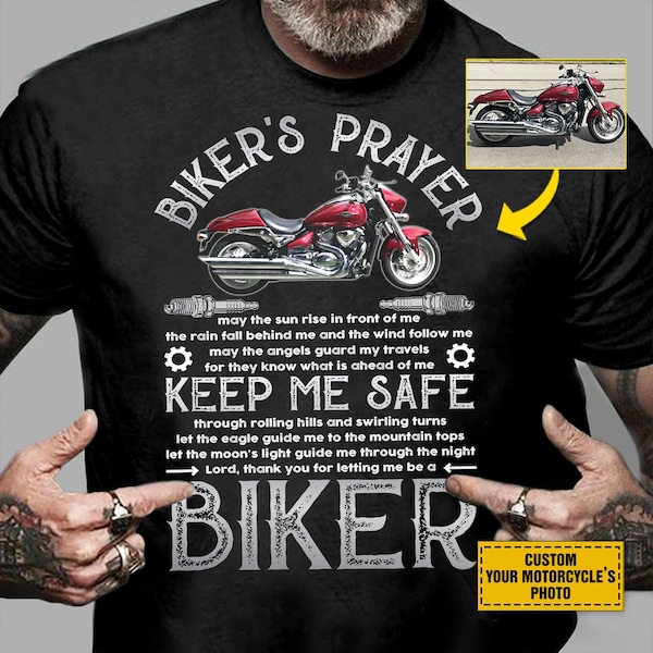 Biker's Prayer, Lord Keep Me Safe, Jesus Shirts, Biker Shirt, Christian Biker, Christian Shirt, Jesus Apparel