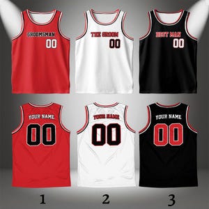 Personalized Basketball Jersey, Custom Basketball Jersey, Groom Crew Shirt, Bachelor Party Wedding Engagement Matching Shirt Jersey