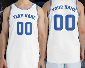 Personalized Basketball Jersey, Custom Name Number Color Basketball Jersey, Kid Youth Adult Matching Jersey, Team Basketball Jersey Shirt