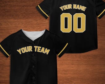 Personalized Kid Baseball Jersey, Baseball Jersey Custom, Birthday Jersey Kid, Youth Baseball Shirt, Baseball Uniform Kid, Custom Jersey Kid
