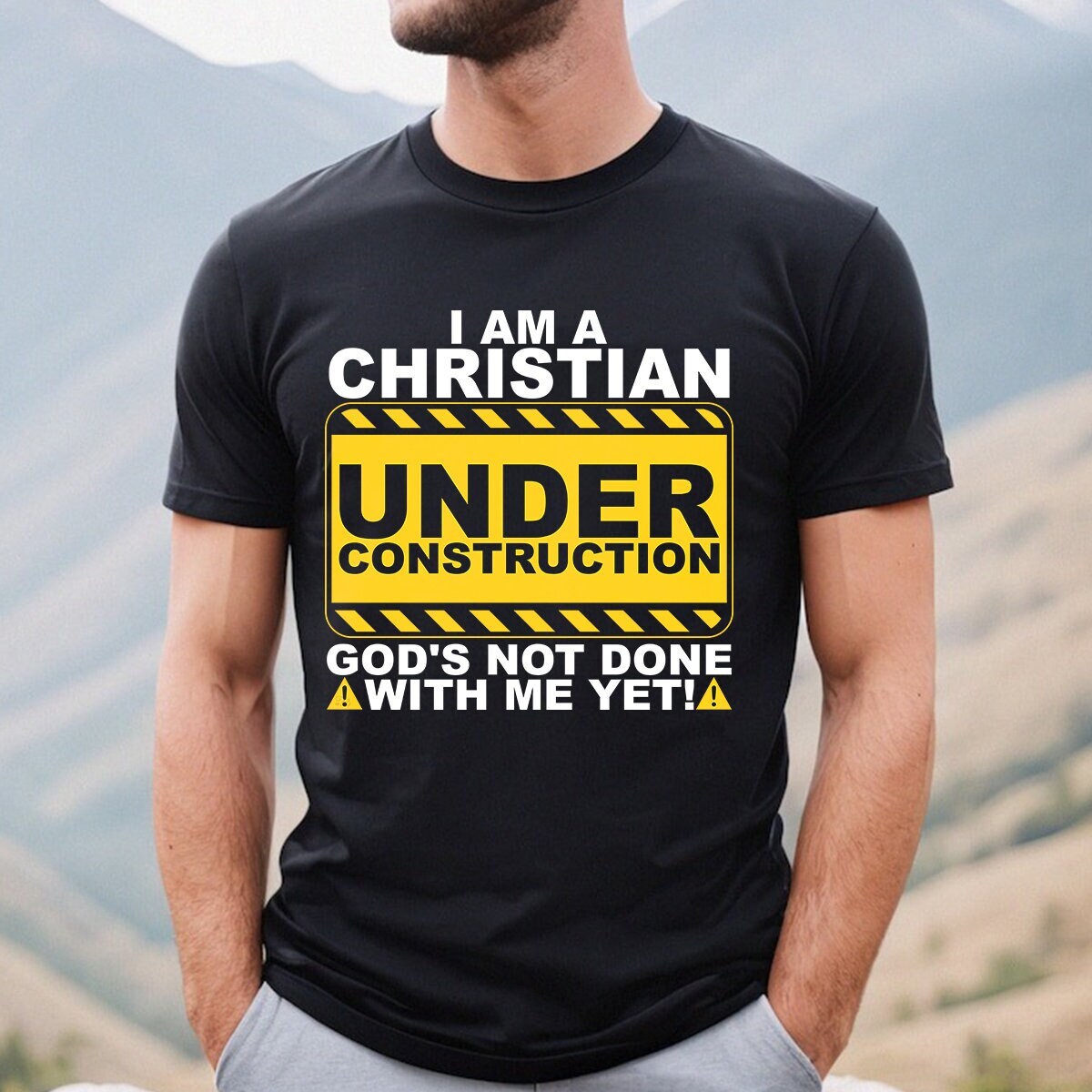 Christian Under Construction T Shirt Christian Under Construction T Shirt