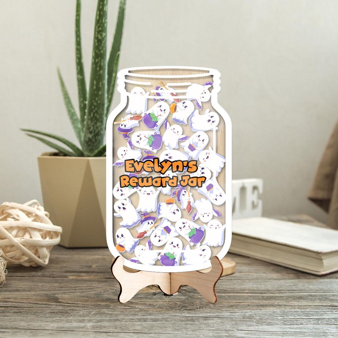 Personalized Kid Reward Jar, Custom Reward Jar and Tokens, Classroom ...