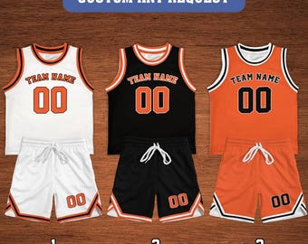 Custom Kids Basketball Jersey, Custom Jersey Shorts, Baby Jersey Shorts, Basketball Birthday Jersey, Jersey Set, Custom Jersey Baby