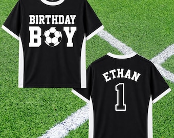 Custom Soccer Jersey, Personalized Soccer Jersey, Soccer Birthday Shirt, Soccer First Birthday Shirt, Kid Soccer Uniform, Soccer Gifts Boys