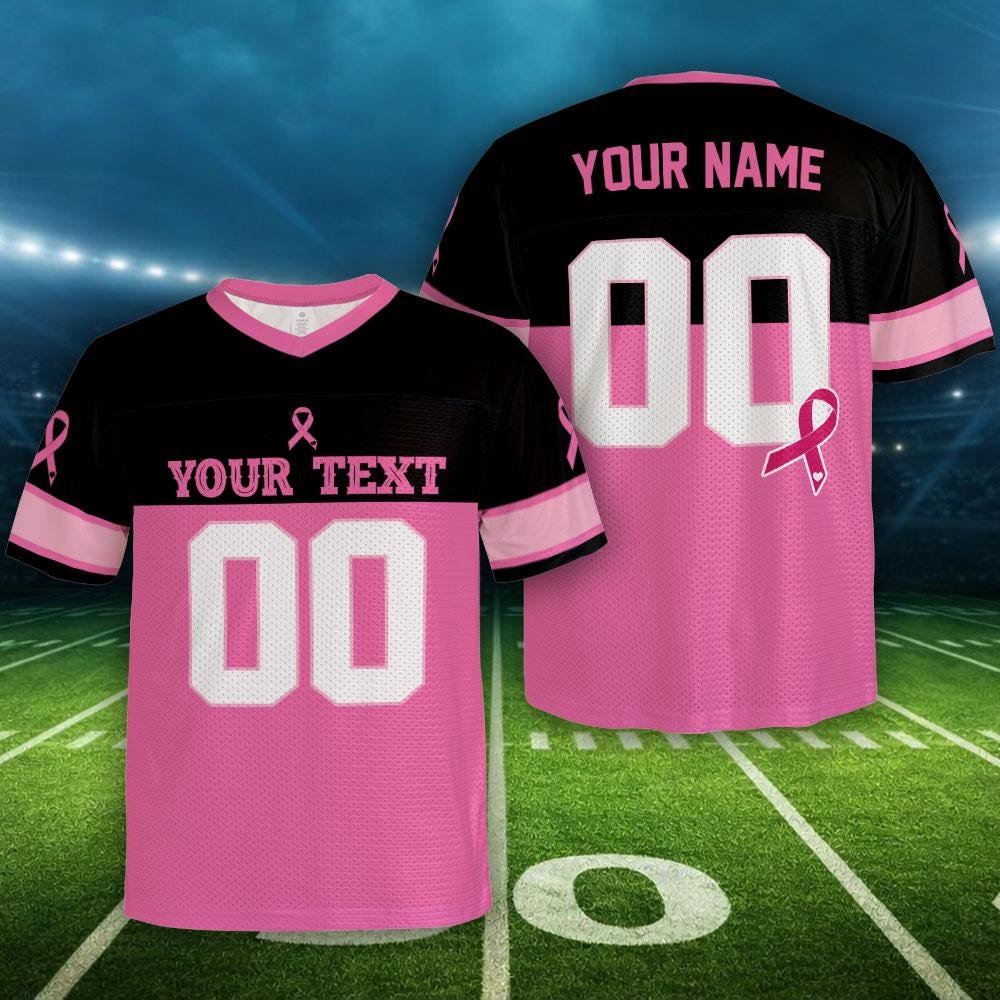 Football Breast Cancer Jersey - Etsy