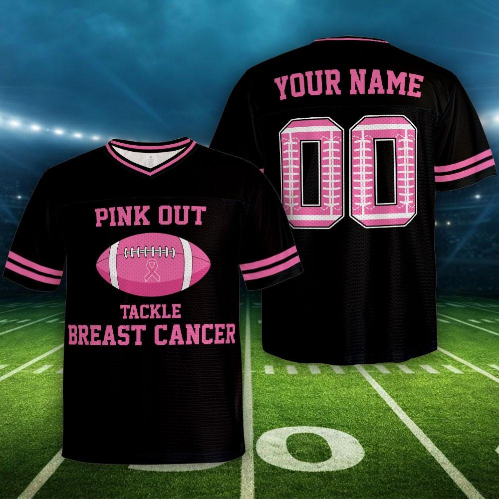 Football Breast Cancer Jersey - Etsy