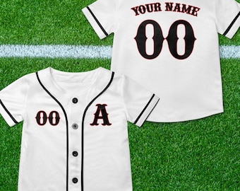 Personalized Kids Baseball Jersey, Custom Baseball Jersey Shirt, Birthday Baseball Jersey, Birthday Gift For Kids, Family Jersey Team Gift