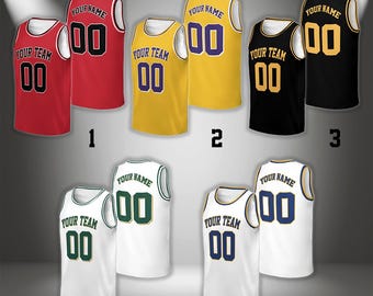 Personalized Basketball Jersey, Custom Name Number Basketball Jersey, Kid Youth Adult Basketball Jersey, Family Jersey, Matching Team Shirt