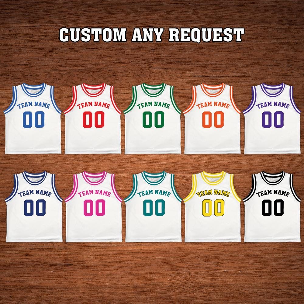 Discover Custom Basketball Jersey, Personalized Kids Basketball Jersey, Toddler Basketball Jersey, Baby Basketball Jersey, Basketball First Birthday