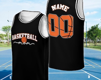 Custom Basketball Mom Shirt, Personalized Basketball Mom Jersey, Basketball Game Day Shirt, Mother Day Shirt For Mom, Senior Basketball Mom