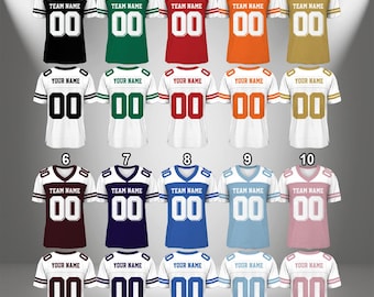 Personalized Football Jersey, Custom Team Name And Number, Game Day Sports Jersey, Custom Football Jersey, Football Team Jersey Shirt