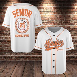 Class of 2025 Shirt, Personalized Jersey Baseball, Graduation Jersey, Custom Baseball Jersey, Custom Graduation Shirt, Family Jersey