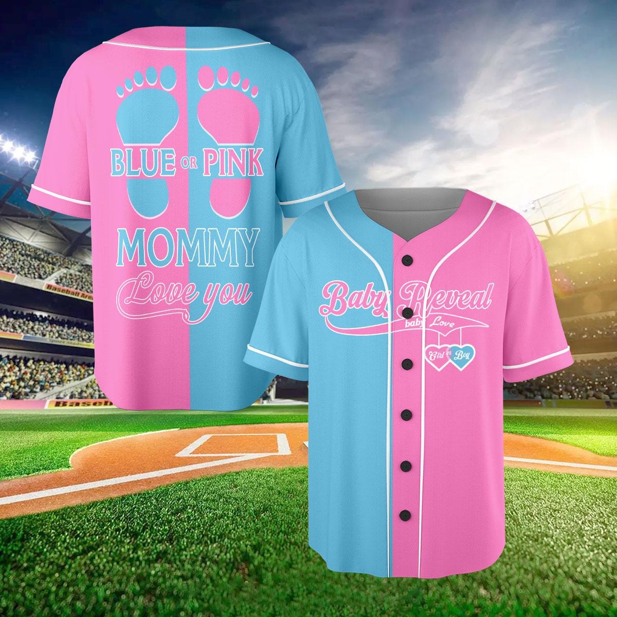 Baby Reveal Baseball Jersey