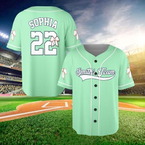 Personalized Baseball Jersey, Custom Coquette Baseball Jersey, Baseball Team Shirt, Custom Baseball Jersey, Baseball Jersey For Women