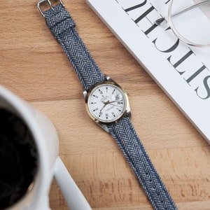 Bracelet de montre en tweed Otello - 18 mm, 20 mm