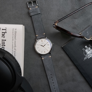 The Umberto Suede Leather Watch Strap - 20mm, 22mm