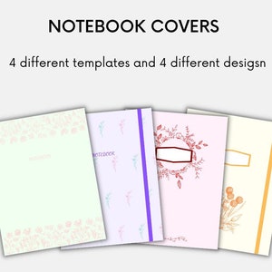 Digital Notebook Covers | Digital Covers | Instant Download