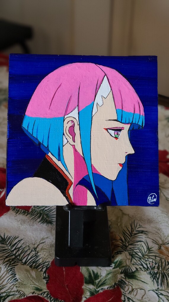 Cyberpunk Edgerunners - Lucy neon light  Canvas Print for Sale by