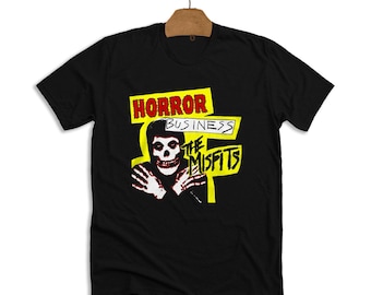 Misfits Horror Business Rock N Roll Music Retro Band Black Unisex T-Shirt