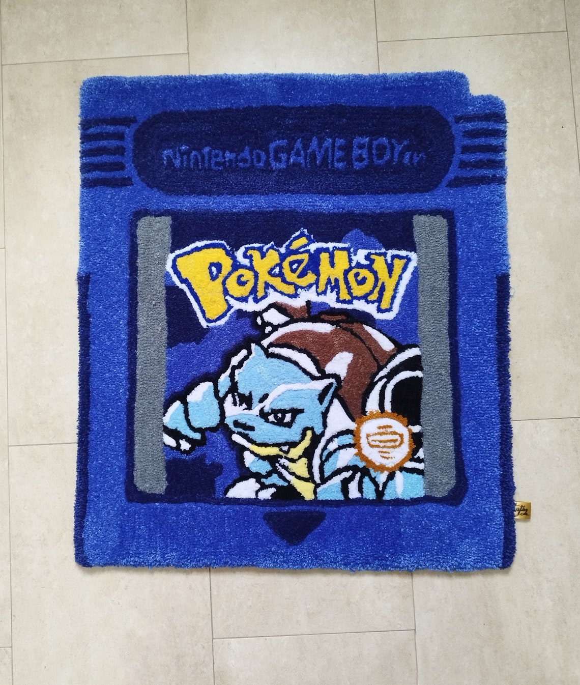 Pokémon Blue Water Carpet / Tunting Rug / Pokemon Teppich / Etsy