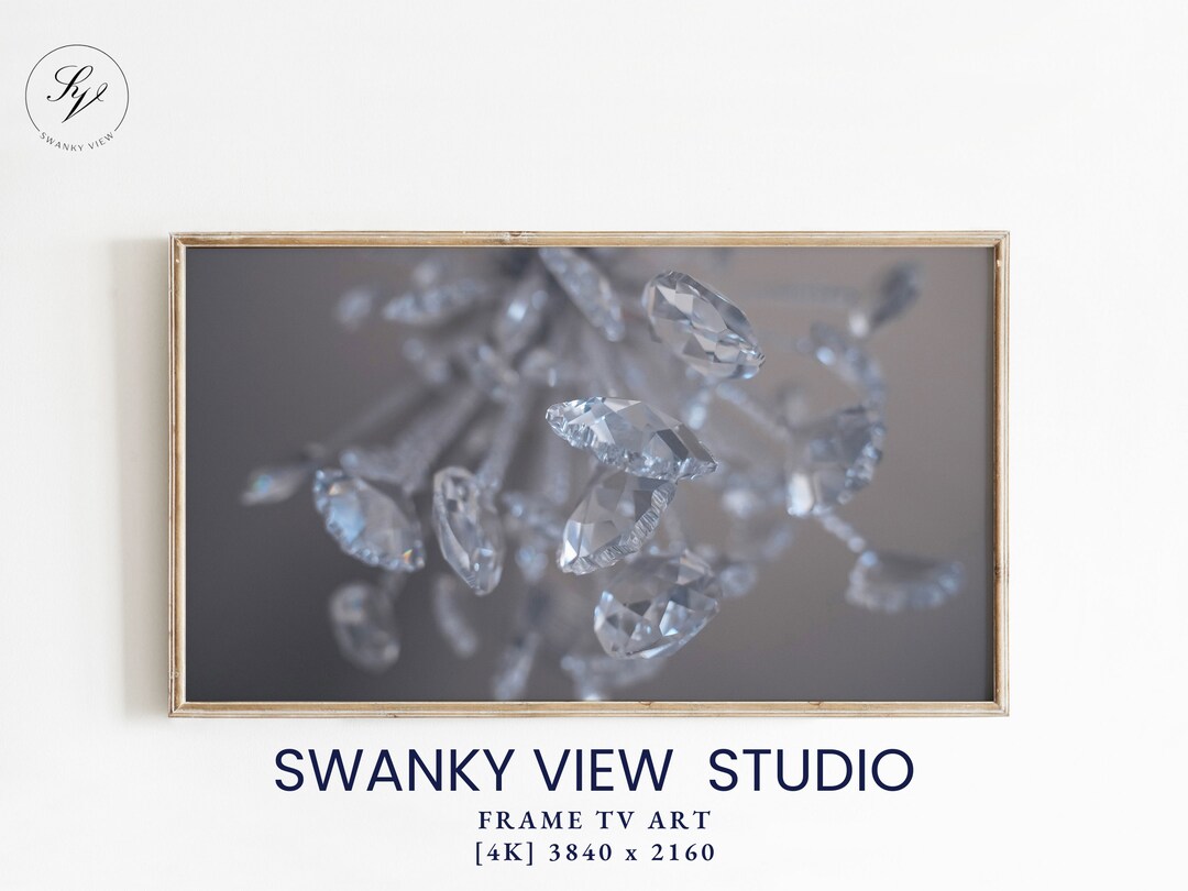Acrylic Rain Frame TV Art | Luxury Home Decor (digital Download) - Etsy