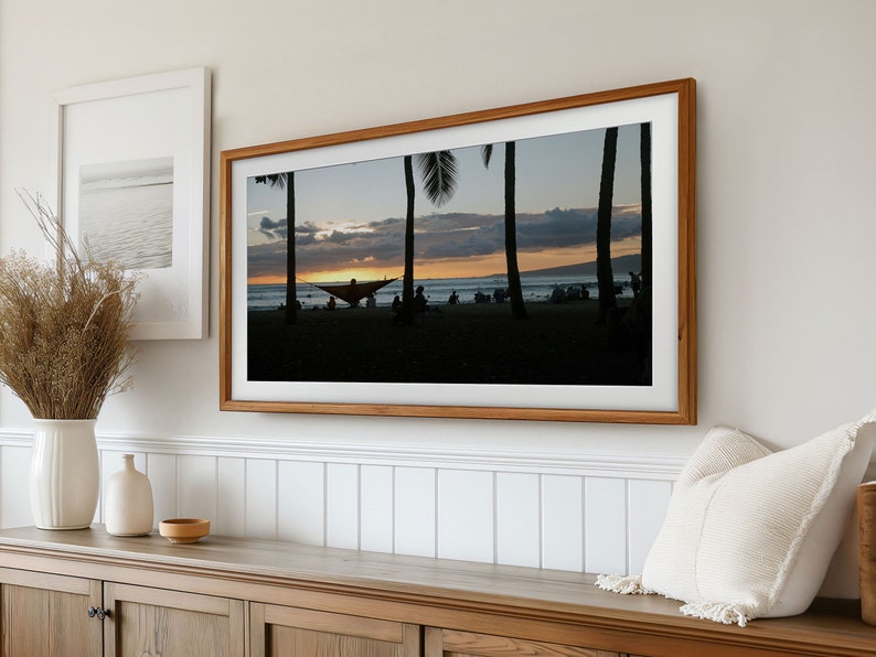 Frame TV Art Waikiki Sunset, Instant Download, Samsung Art TV, Tv Wallpaper, Digital Art, Gifts, Hawaii Photography image 7