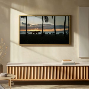 Frame TV Art Waikiki Sunset, Instant Download, Samsung Art TV, Tv Wallpaper, Digital Art, Gifts, Hawaii Photography image 8