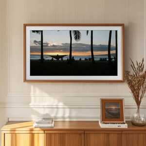 Frame TV Art Waikiki Sunset, Instant Download, Samsung Art TV, Tv Wallpaper, Digital Art, Gifts, Hawaii Photography image 6