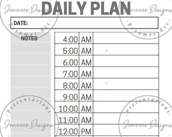 Daily Plan_Plain