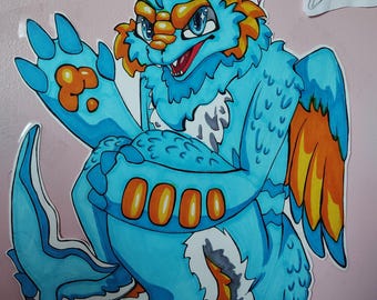 Traditional Fursona Badge Commissions
