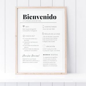  8x6 Welcome Bienvenidos Custom Wood Sign Spanish English  Abierto Abierta Cerrado Signo español Bienvenidos Bi-lingual Office Door  Hanger : Office Products