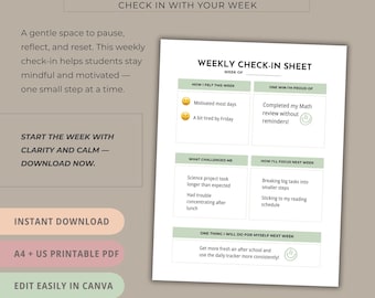 Student Weekly Reflection - Etsy Canada