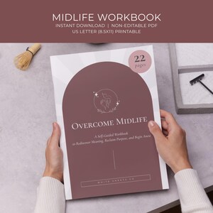 Midlife Reflection Workbook: Selbstgeführtes Journal für Frauen (druckbares PDF)