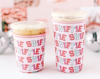 Swiftie Coffee Sleeve || Iced Coffee Sleeve || Hot Coffee Sleeve || Drink Sleeve