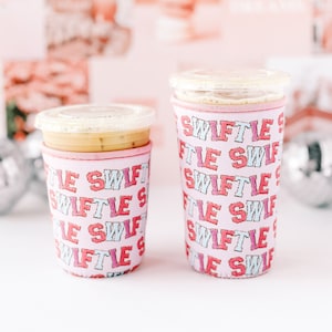 Swiftie Coffee Sleeve || Iced Coffee Sleeve || Hot Coffee Sleeve || Drink Sleeve