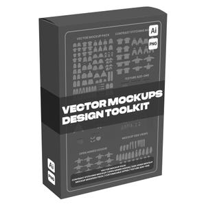 Ultimate Clothing Vector Mockup Bundle | 250+ Mockups, Modifiers, Textures, Customizable Zippers | Design Toolkit Fashion Design Flat