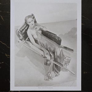 Man Ray &quot;Mode fashion, 1937&quot; Monochrome Fine Art Print Vintage Photographic Art Edition On the back, copyright and description of the work.