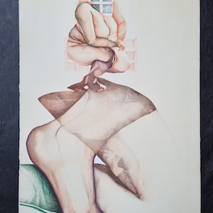Peter Willbuger &quot;Homage to that&quot; Lithograph with certificate from the 1970s, signed and numbered by the artist, dimensions 65/46 cm.