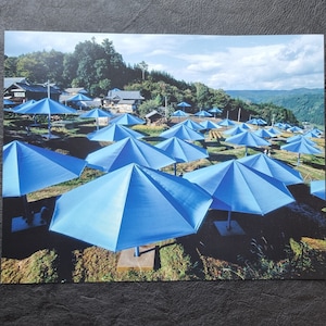 Christo and Jeanne Claude - &quot;The Umbrellas&quot; Japan, 2016 art print, 33 x 25 cm