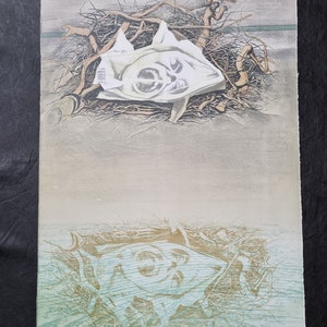Piero Tredici &quot;A day like another&quot; Lithograph with certificate from the 1970s, signed and numbered by the artist, size 50/70 cm.