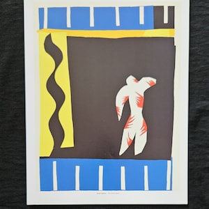 Henry Matisse &quot;Clown, Jazz, 1947&quot; On the back, copyright, title and description of the work, 36.5 x28 cm