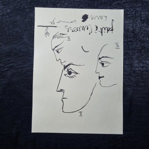 Pablo Ruiz Picasso (Málaga, 1881 – Mougins, Frankreich, 1973) Vintage-Lithographie auf Vellin-Papier aus der Toros y Toreros-Serie – 1961