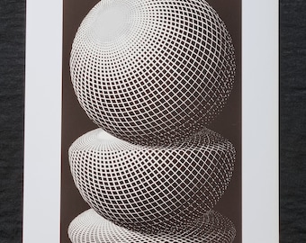 M.C. Escher, Spirals, 1953, Lithograph, Signed Art - Etsy