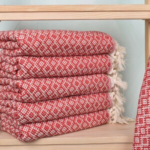 Bachelorette Favor, Bachelor Gifts, Housewarming Gift, 40x71 Inches Red Cotton Towel, Personalized Gifts, Monogram Turkish Bath Towel,