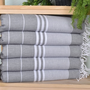 24x40 Inches Damson Cotton Dish Towel Small Bath Towels Striped Tea Towel Monogrammed Hand Towel Wedding Favors Bachelorette Favor Etsy