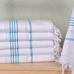 Turkish Beach Towel, Monogrammed Beach Towel, Turquoise Towel, Striped Towel, 40x71 Inches Bridesmaid Gifts Personalized, Gift Towel,