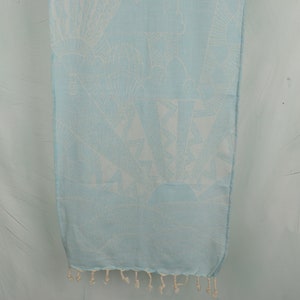 Kitchen Towel, 18&quot;x36&quot; Turquoise Cotton Tea Towel, Turkish Tea Towel, Bathroom Towels, Patterned Design Dish Towel, Employee Gifts,