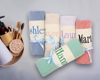 Bridal Shower Favors, Turkish Beach Towel, Housewarmig Gift, Wedding Towel Gift, Hand Towel, Bath Decor, Kitchen Towel,  Organic Towel