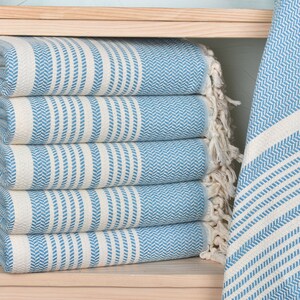 Bachelorette Party Favors, Bridesmaid Gift, Home Decor Gifts, 40x71 Inches Turquoise Cotton Towel, Best Friend Christmas Gift,