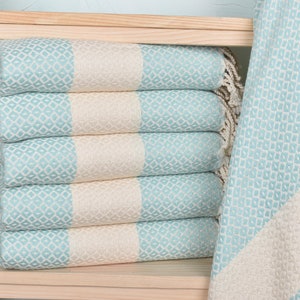Bridal Shower Gift, Personalized Beach Towel, 40x71 Inches Mint Cotton Towel, Bridesmaid Gift Towel, Gift Towel,